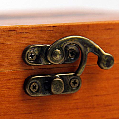 Jannyshop Caja de Costura de Madera Caja de Almacenamiento de la Aguja del Kit con Herramientas de Reparación de Costura