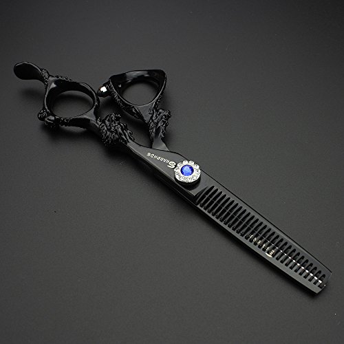 Japón 440 C modelado Studio tijeras peluquería profesional 6 pulgadas Herramientas de Modelado Set corte tijeras + tijeras de entresacar