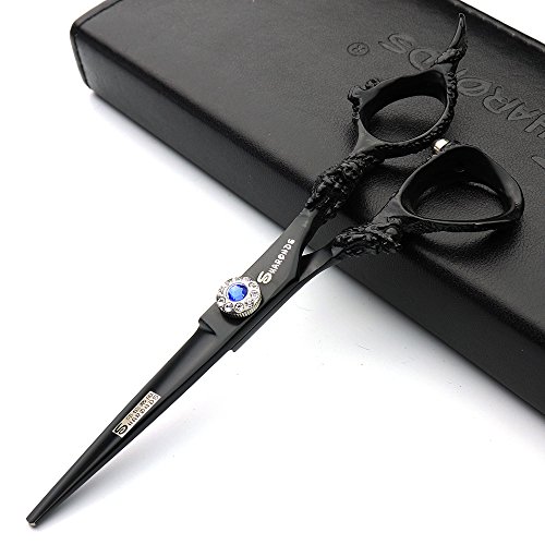 Japón 440 C modelado Studio tijeras peluquería profesional 6 pulgadas Herramientas de Modelado Set corte tijeras + tijeras de entresacar