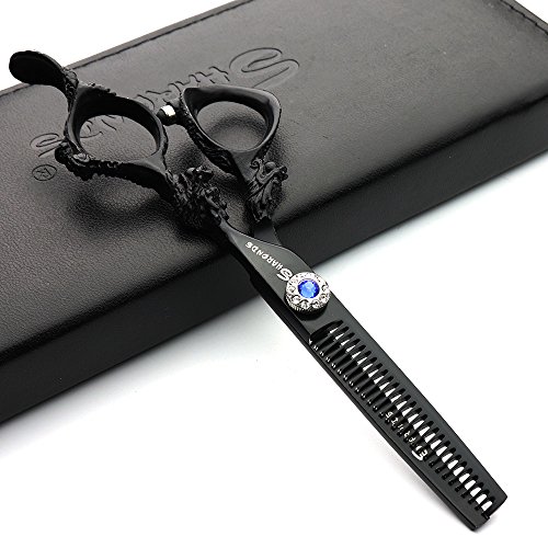 Japón 440 C modelado Studio tijeras peluquería profesional 6 pulgadas Herramientas de Modelado Set corte tijeras + tijeras de entresacar