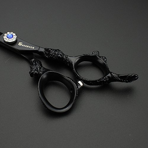 Japón 440 C modelado Studio tijeras peluquería profesional 6 pulgadas Herramientas de Modelado Set corte tijeras + tijeras de entresacar