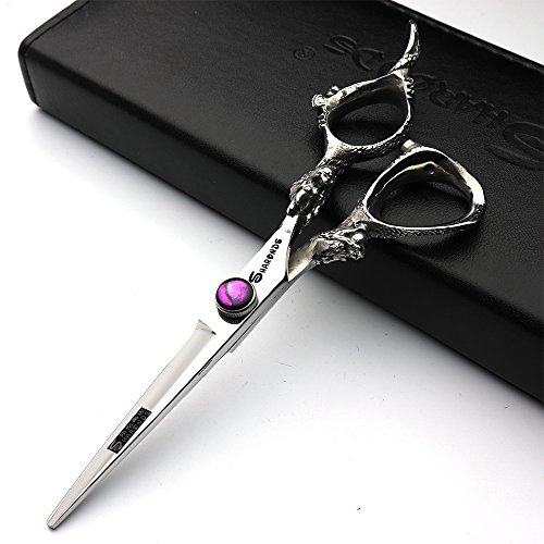 Japón 440 C modelado Studio tijeras peluquería profesional Tijeras de corte de 5,5 pulgadas herramientas de modelado Set + tijeras de entresacar