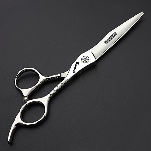 Japón 440 C Studio de peluquería Peluquería Peinado profesional juego de herramientas para Fashion 6.0 pulgadas corte de pelo tijeras + tijeras de entresacar