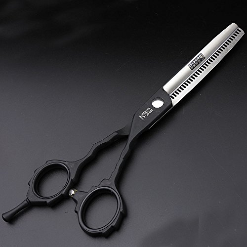 Japón 6 inch 440 C tijeras peluquería peluquería Studio profesional Herramientas de Modelado de corte tijeras + tijeras de entresacar
