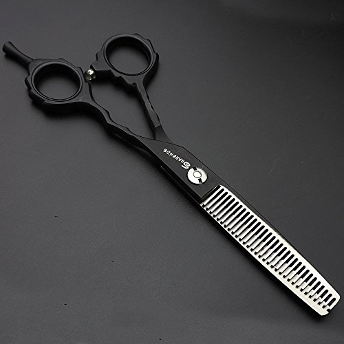 Japón 6 inch 440 C tijeras peluquería peluquería Studio profesional Herramientas de Modelado de corte tijeras + tijeras de entresacar