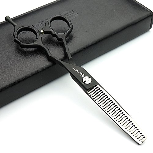 Japón 6 inch 440 C tijeras peluquería peluquería Studio profesional Herramientas de Modelado de corte tijeras + tijeras de entresacar