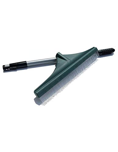 Jardin202 - Rastrillo para peinar Césped Artificial Deluxe - con Mango Incluido