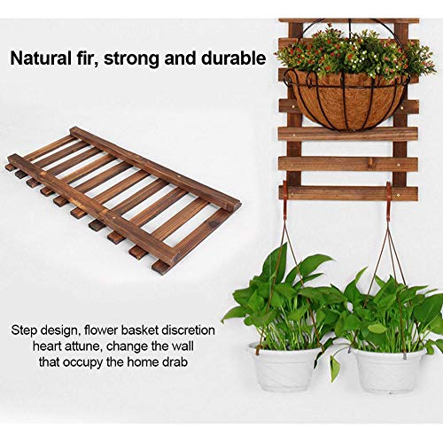 Jardinera de pared - Jardinera colgante para plantas de interior, soporte para plantas, colgador de suculentas para plantas de aire, jardín vertical. Decoración de pared grande para sala de estar, dec