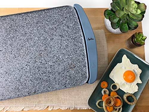 Jata GR600AM Plancha de asar, 2500 W, Granite, Gris y Azul