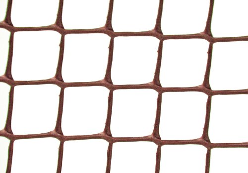 JB Retail Solutions Garden Experts - Red para jardín (plástico, 50 mm, 0,5 x 20 m), Color marrón