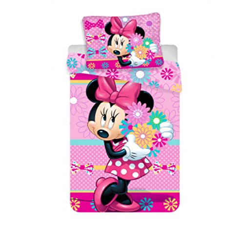 Jerry Fabrics 17BS167 Funda Nórdica, Algodón, Rosa, Individual, 3x200x3 cm