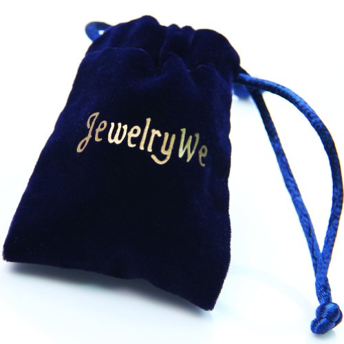 JewelryWe Joyería Pulsera De Suerte para Mujer, Acero Inoxidable Pulido, Bolas Bolitas Estilo Sencillo, Colgante Gato Adorable para la Buena Fortuna, Color Oro Rosa Plata