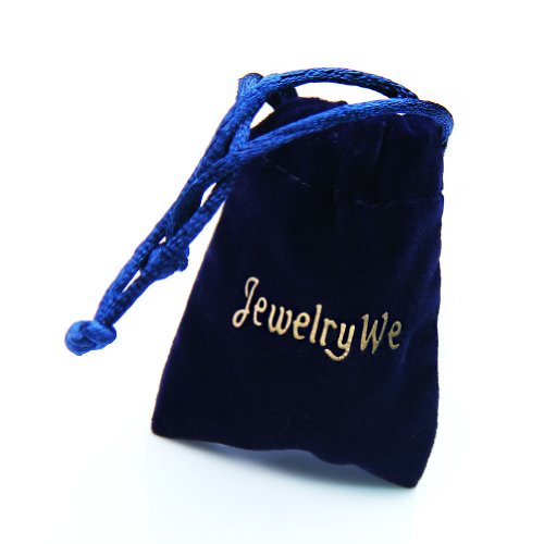 JewelryWe Llavero para Parejas DIY Llaveros para Grabar Personalizados Llavero Negro para Hombre Mujer, Buen San Valentin