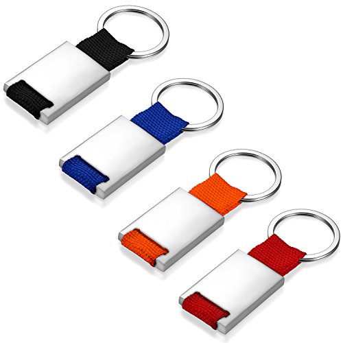 JewelryWe Llavero para Parejas DIY Llaveros para Grabar Personalizados Llavero Negro para Hombre Mujer, Buen San Valentin