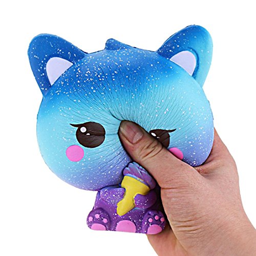 JiaMeng Juguetes de descompresión 2018,Beautiful Color Cloud Slime Squishy Putty Estrés perfumado Kids Clay Toy Squishy Slow Rising Squeeze Toys (3)