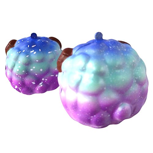 JiaMeng Juguetes de descompresión 2018,Beautiful Color Cloud Slime Squishy Putty Estrés perfumado Kids Clay Toy Squishy Slow Rising Squeeze Toys (Color Estrella)