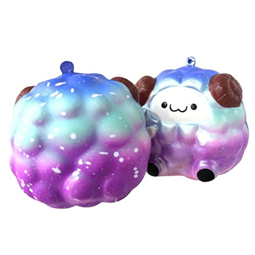 JiaMeng Juguetes de descompresión 2018,Beautiful Color Cloud Slime Squishy Putty Estrés perfumado Kids Clay Toy Squishy Slow Rising Squeeze Toys (Color Estrella)