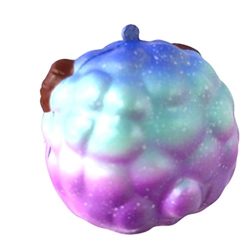 JiaMeng Juguetes de descompresión 2018,Beautiful Color Cloud Slime Squishy Putty Estrés perfumado Kids Clay Toy Squishy Slow Rising Squeeze Toys (Color Estrella)