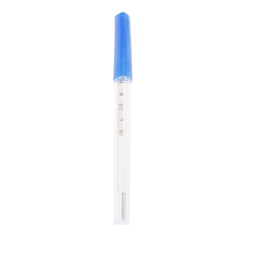 jiheousty termómetro de Vidrio Triangular 35-42 Ç axila artículos médicos domésticos orales