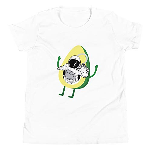 Jimbeels Avocado Astronaut | Camisa Espacial Divertida | Camiseta Adolescente de Regalo para los fanáticos del Espacio | Divertido Motivo de Aguacate en el Espacio | con Las Estrellas