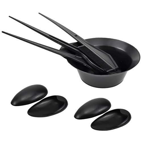 Jinlaili 6PCS Kit de Herramientas para Coloración, Kit de Tinte para el Cabello, Tinte de Peluquería, Tazón, Cepillos, Profesional Kit de Color de Cabello, Kit de herramientas de tinte para el pelo