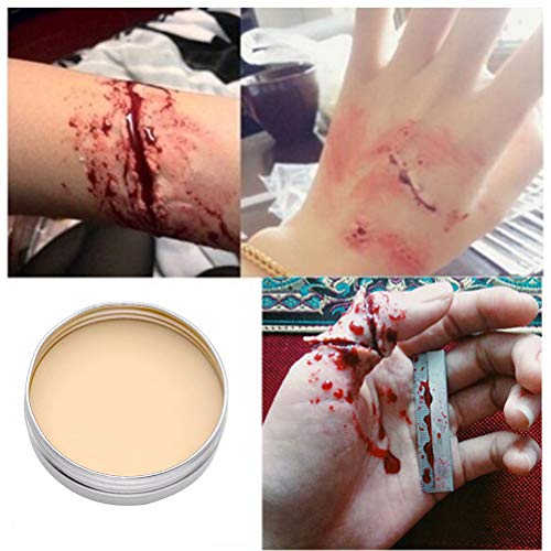 JiuRong Cera de Maquillaje para Halloween con Efectos Especiales