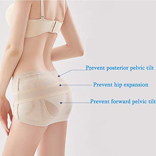 JMung Faja Cinturon Postparto Reductora Recuperación Transpirable Elástico Después Parto, Soporte pélvico Cinturón Faja para la Mujer y Maternidad,Negro,L