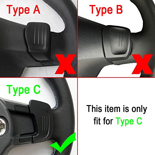 JNXZHQCBP Accesorios de la Etiqueta de la Paleta del Volante del automóvil. para Volkswagen Golf Polo GTI R Line MK7 MK7 Autopartes