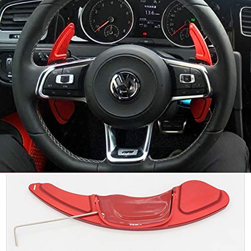 JNXZHQCBP Accesorios de la Etiqueta de la Paleta del Volante del automóvil. para Volkswagen Golf Polo GTI R Line MK7 MK7 Autopartes