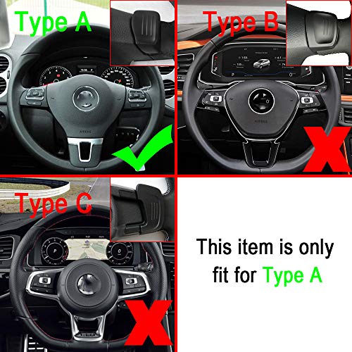 JNXZHQCBP Paleta de Cambio del Volante del automóvil. para Volkswagen Passat Scirocco Polo Golf5 / R32 Volkswagen Golf 6 GTI GTE Jetta MK6 R20 R36 Autopartes