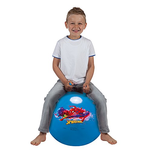 John - Toys- Marvel Spiderman Pelota saltarina Canguro (59549)