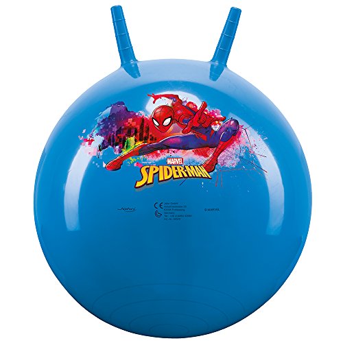 John - Toys- Marvel Spiderman Pelota saltarina Canguro (59549)