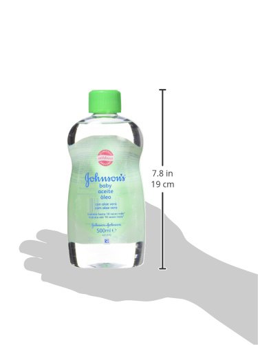 Johnson's Baby Aceite Aloe - 500 ml - [paquete de 6]