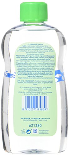 Johnson's Baby Aceite Aloe - 500 ml - [paquete de 6]