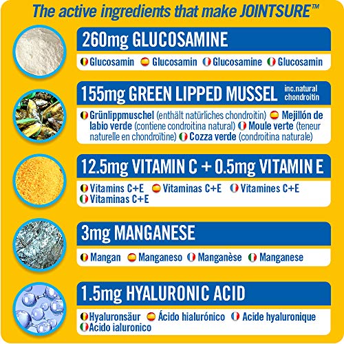 JOINTSURE condroprotector Perros| 300 Comprimidos | con mejillón de Labio Verde, glucosamina y condroitina Natural. | Este antiinflamatorio para Perros.