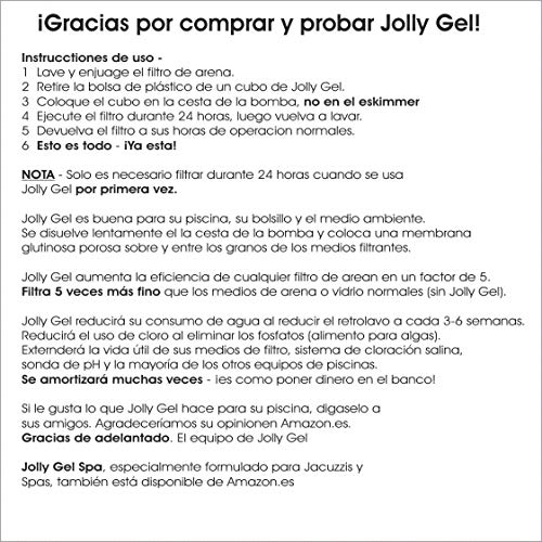 Jolly Gel Pool Clarifier Gel Flat Pack (x 4 Blocks)