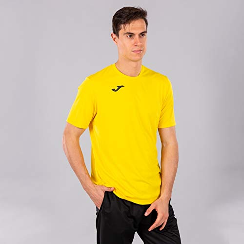 Joma Combi Camiseta Manga Corta, Hombre, Amarillo, M