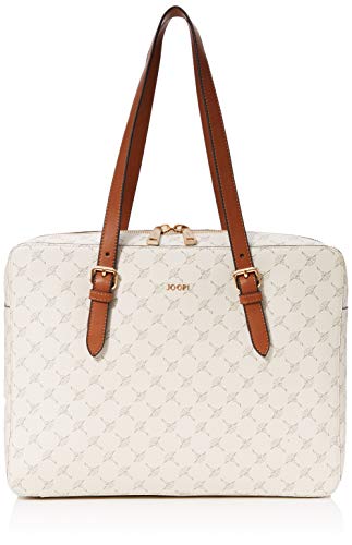 Joop! Cortina Hanni Businessshopper Lhz - Bolso para mujer (8 x 28 x 37 cm), color Blanco, talla 8x28x37 cm (B x H x T)