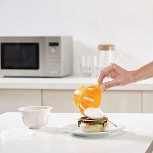 Joseph Joseph M-Poach Escalfador de Huevos para microondas, Multicolor
