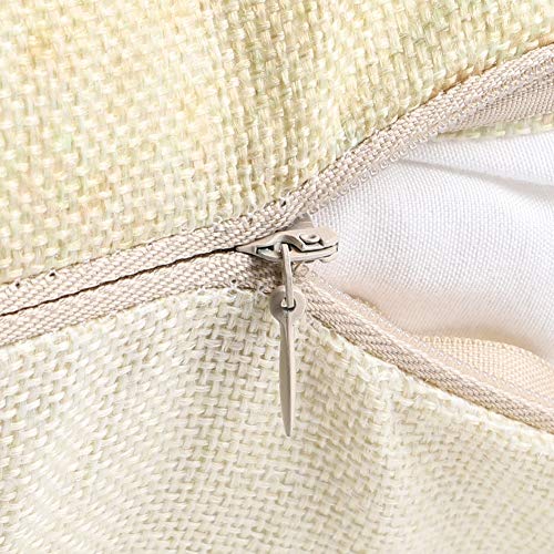 JOTOM Funda de Almohada,de Lino de algodón Suave sofá Funda de cojín del Coche decoración de la Cama en casa 45 x 45 cm, Juego de 6 (Animales Marinos)