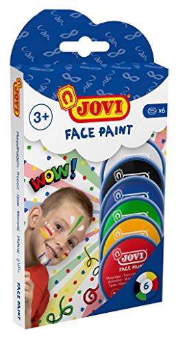 Jovi- Set 6 tarros Maquillaje 8 ml-6 Colores, Multicolor, Unica (171)