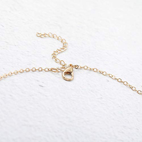 Jovono - Gargantilla de moda con estrella para cumpleaños, joyas de amistad, regalo del Día de la Madre (dorado)