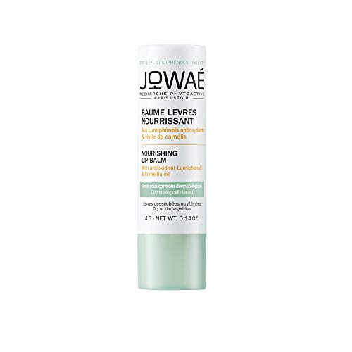 Jowae - Bálsamo labial nutritivo con lumifenoles antioxidantes y aceite de camelia para labios secos o agrietados, incluso sensibles, formato de 4 g (JOW0100025)