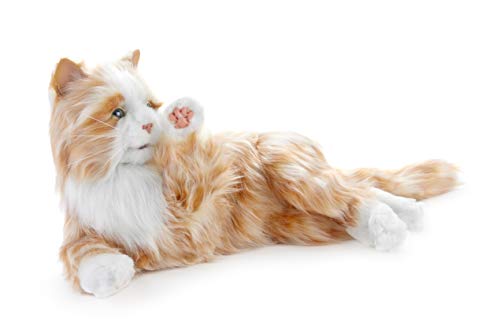JOY FOR ALL Ageless Innovation Companion Pets - Gato atigrado de Color Anaranjado - Realista