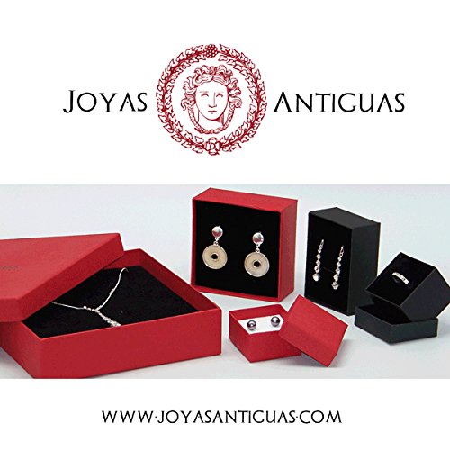 Joyasantiguas - Colgante de Plata Moneda Dorado/oxido Alejandro Magno marco brillo y Cadena 50 cm