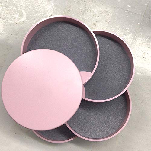 Joyero giratorio de 4 capas de 360 ​​grados, caja de almacenamiento de bandeja de joyería de viaje portátil caja de almacenamiento de joyería
