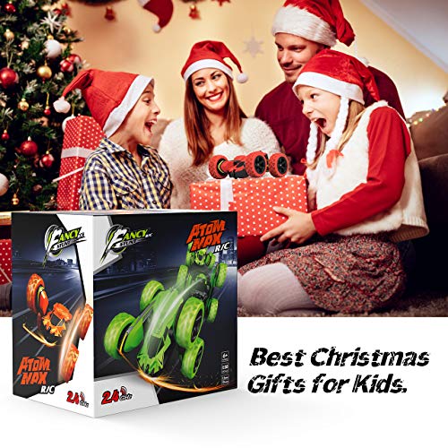 joylink Coche Teledirigido, 2.4 GHz Coche de Control Remoto 4WD Stunt RC Coche Acrobacia Rotación Volteo de 360 ° Radiocontrol Electric Juguetes para Niños