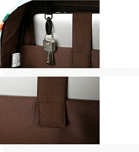 Joymoze Moderna Mochila de Ocio para Niñas Mochila Escolar para Adolescentes Mochila Bolso Estampado para Mujer Cactus