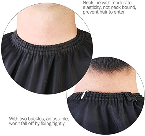 jrtyjrdtyj Capa de Corte para niños Pink Flamingo Palm Tree Kids Haircut Barber Cape for Hair Cutting Professional Home Salon Hairdressing Smock Cover