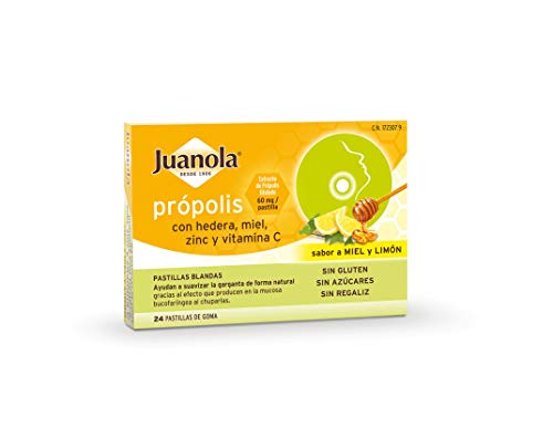 Juanola Pastillas Blandas Própolis Miel y Limón con Hereda